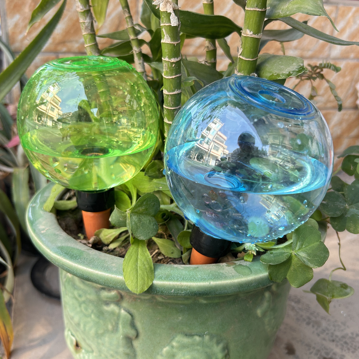 Automatic Plant Waterer - 2 Pcs Automatic Flower Waterer Plastic