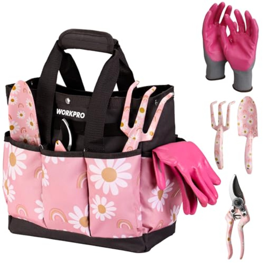 Gardening Tools Set Gift - 5PCS Gardening Tools, Aluminum Heavy Duty