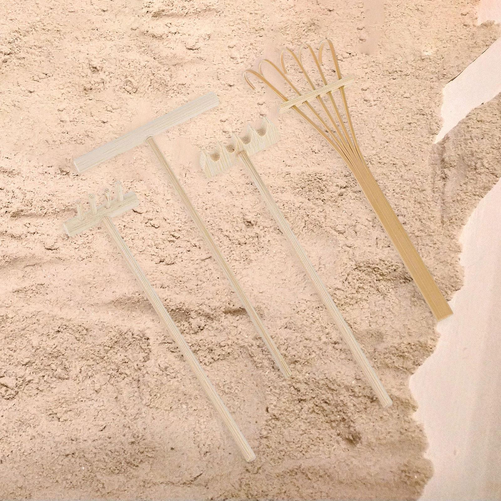 Gardening Tools Set Gift - 4 Pieces Rake Garden Sand Mini