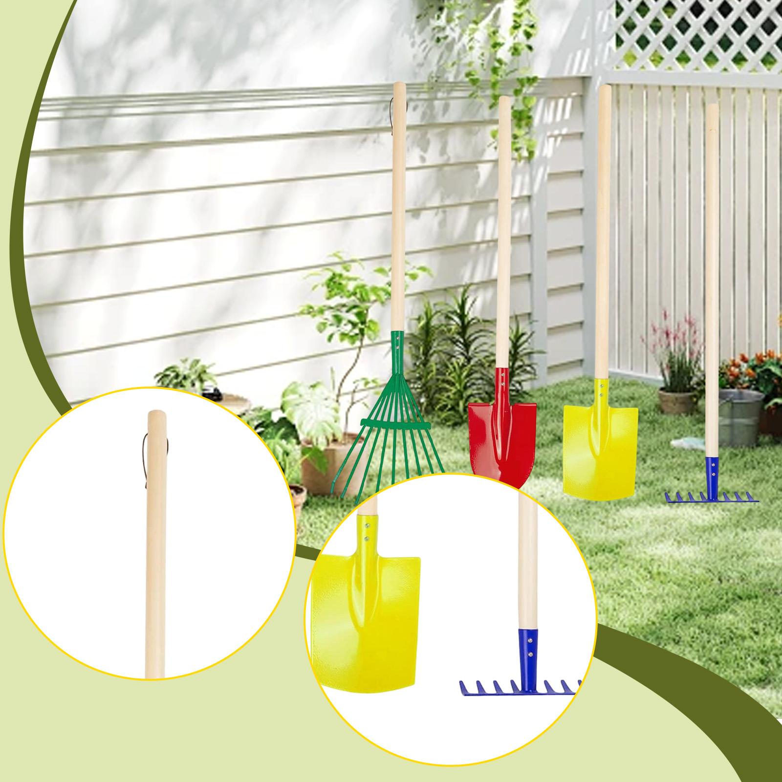Gardening Tools Set Gift - 4Pcs Kids Garden Tool Set Metal