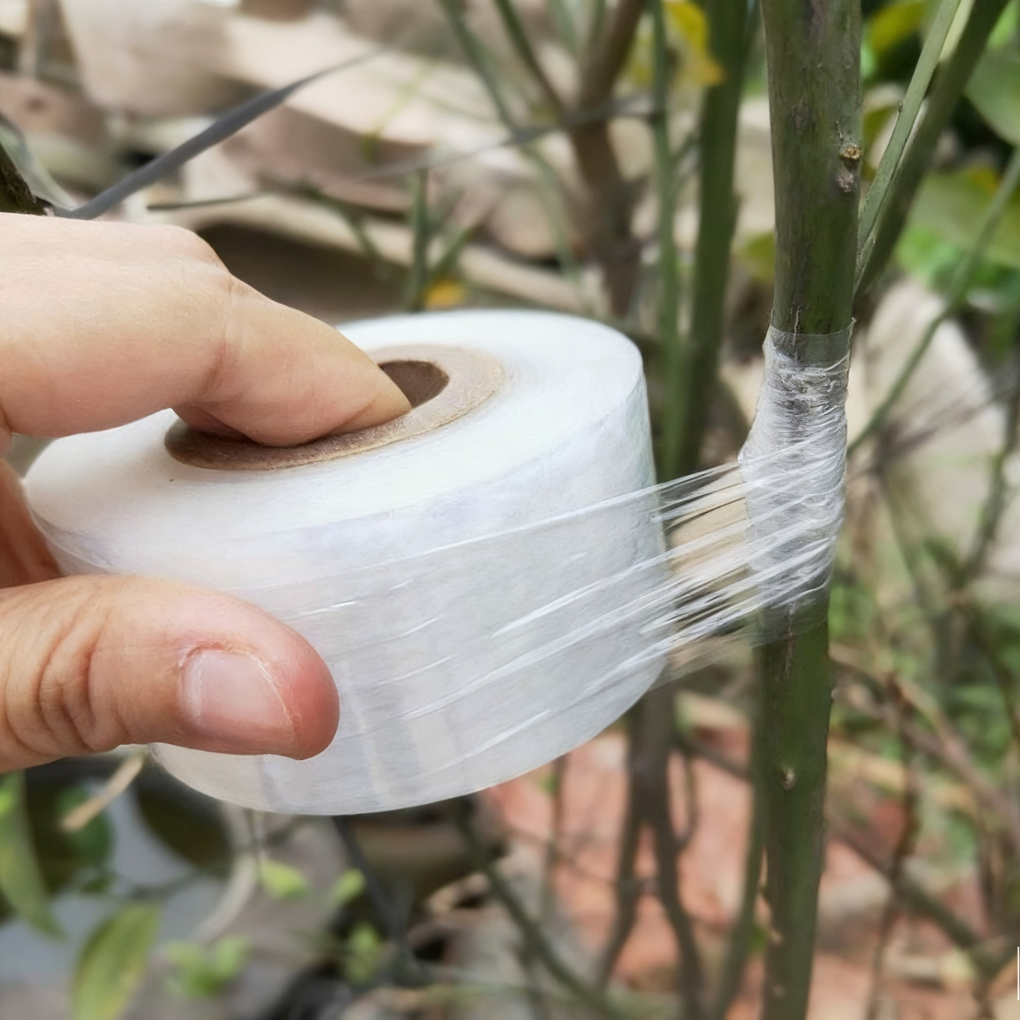 Grafting Tape - 200M PE Grafting Tape Film Self-adhesive