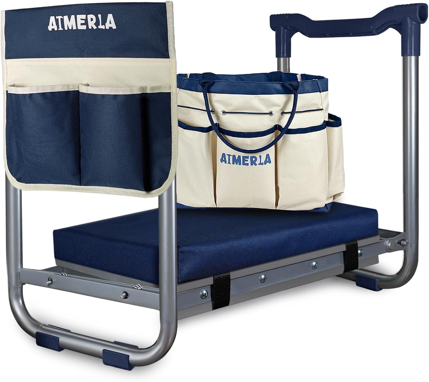 Gardening Tools And Uses - Foldable Kneeler Seat with Detachable Pad,