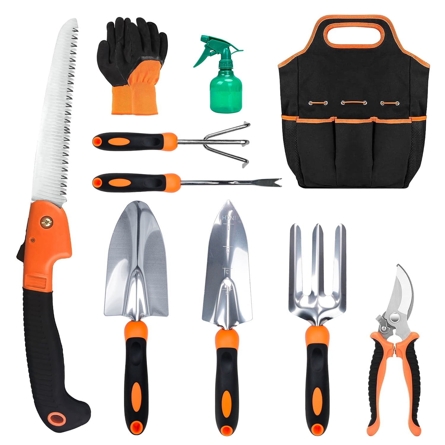 Gardening Tools Gloves - Garden Tool Set, 10Pcs Stainless Steel