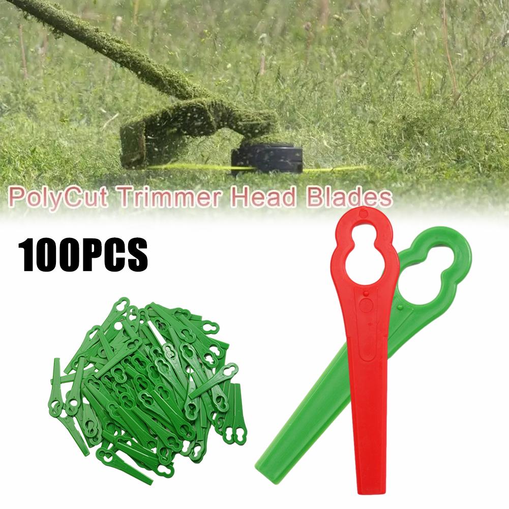 100pcs Plastic Cutter Blades F - Gardening Tools Grass Cutter ulasan dan harga