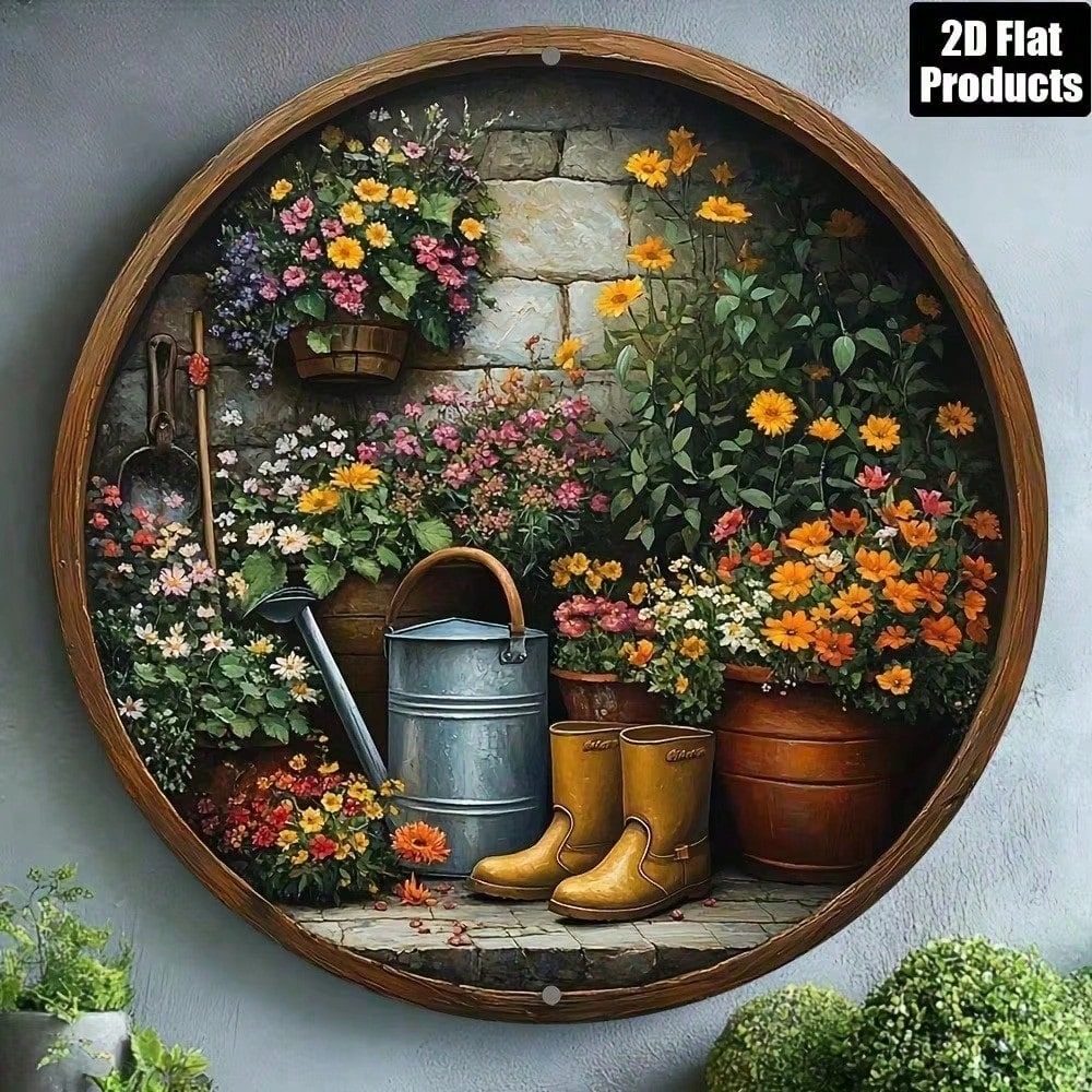 Vintage Farmhouse Metal Wall A - Gardening Tools Vintage ulasan dan harga