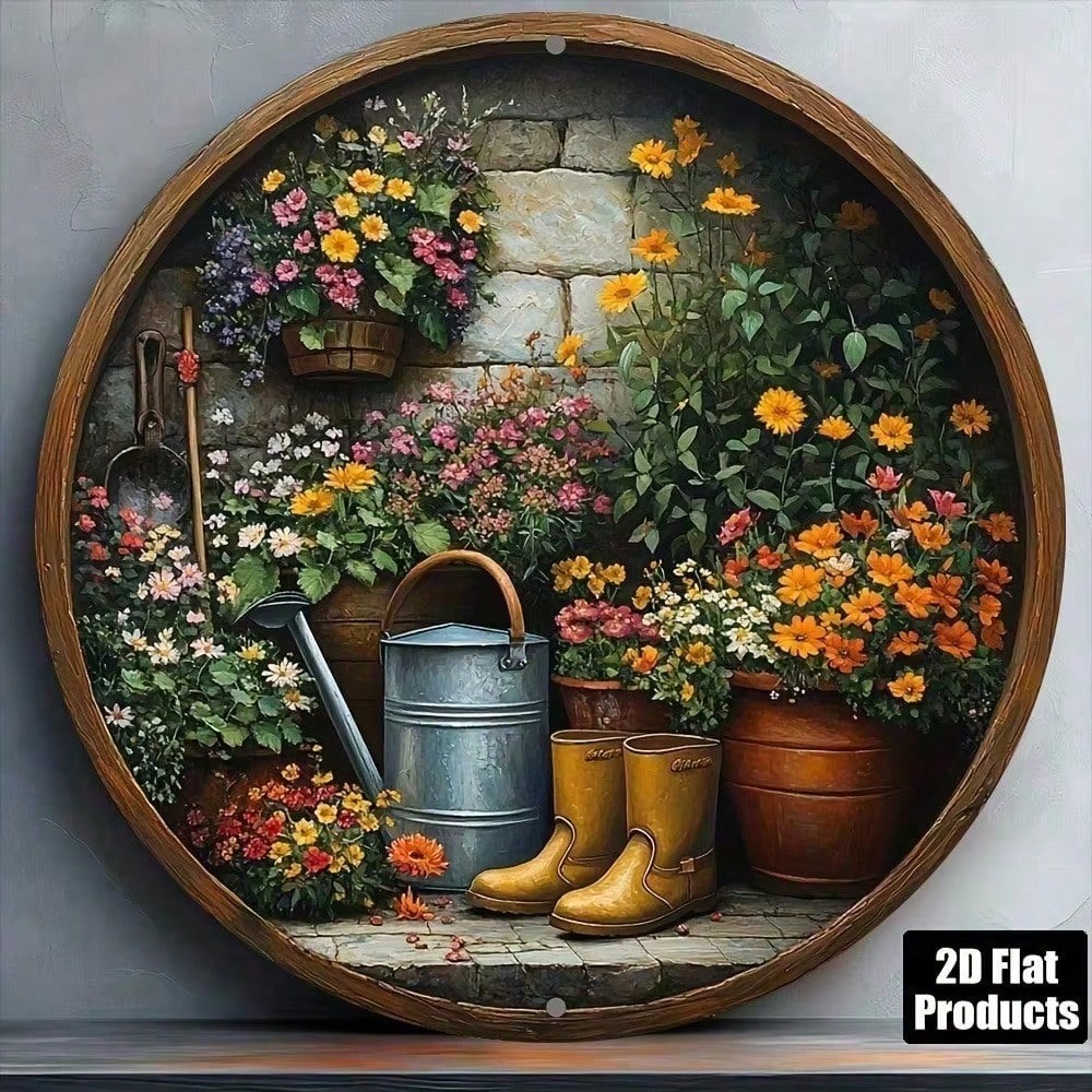 Vintage Farmhouse Metal Wall A - Gardening Tools Vintage ulasan dan harga