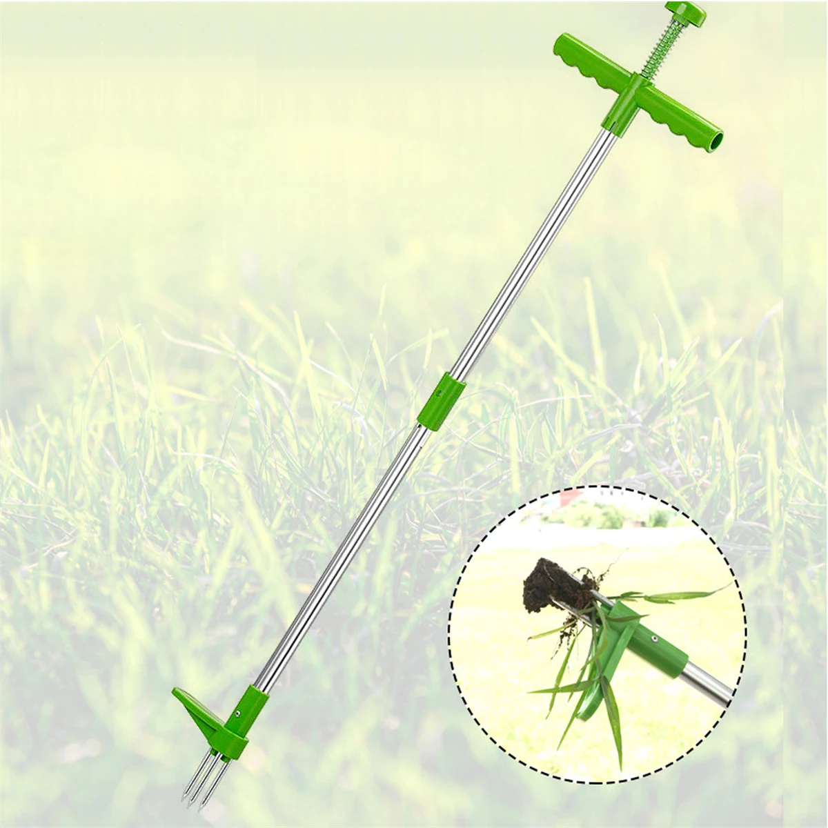 Long Handle Weed Remover Porta - Root Watering Spike ulasan dan harga