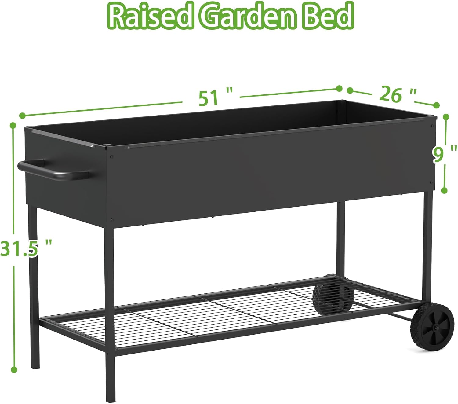 51x26x31.5 inch Raised Garden  - Raised Bed Planter Box ulasan dan harga