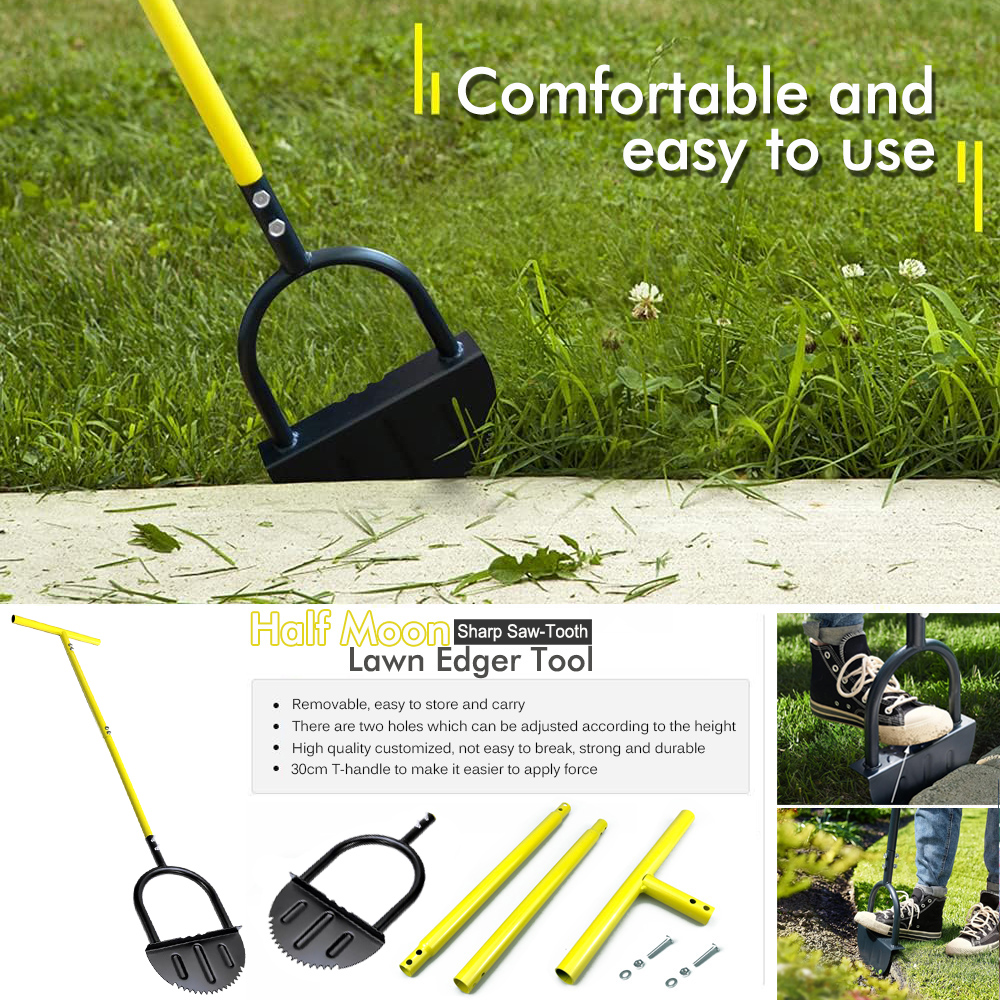 Manual Steel Edger Lawn Shovel - Gardening Tools Spade ulasan dan harga