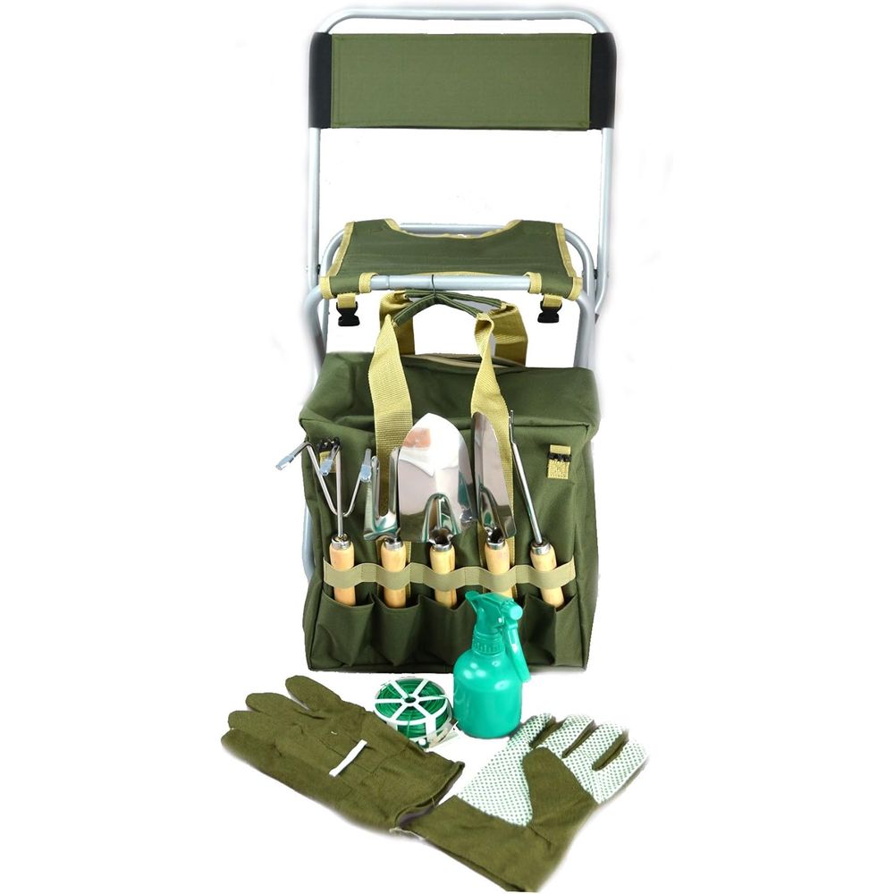 10-Piece Garden Tool Kit with  - Gardening Tools Gloves ulasan dan harga
