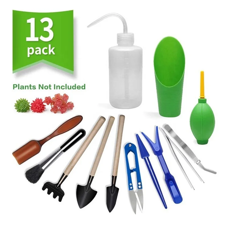 13Pcs Garden Planter Kit DIY S - Gardening Tools Spade ulasan dan harga