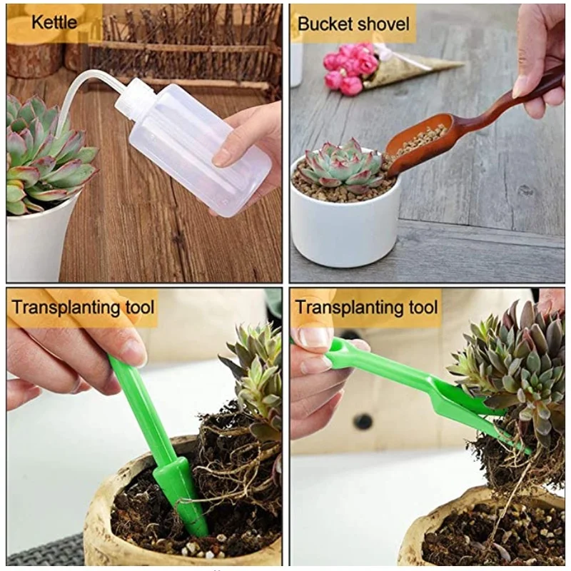 13Pcs Garden Planter Kit DIY S - Gardening Tools Spade ulasan dan harga