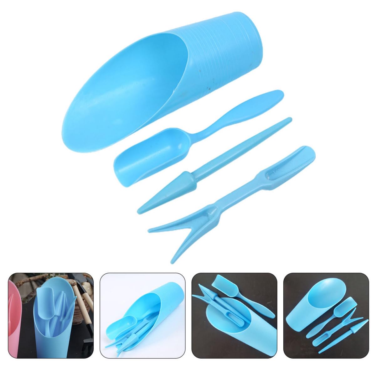 4pcs/set, Plastic Durable Buck - Gardening Tools Spade ulasan dan harga