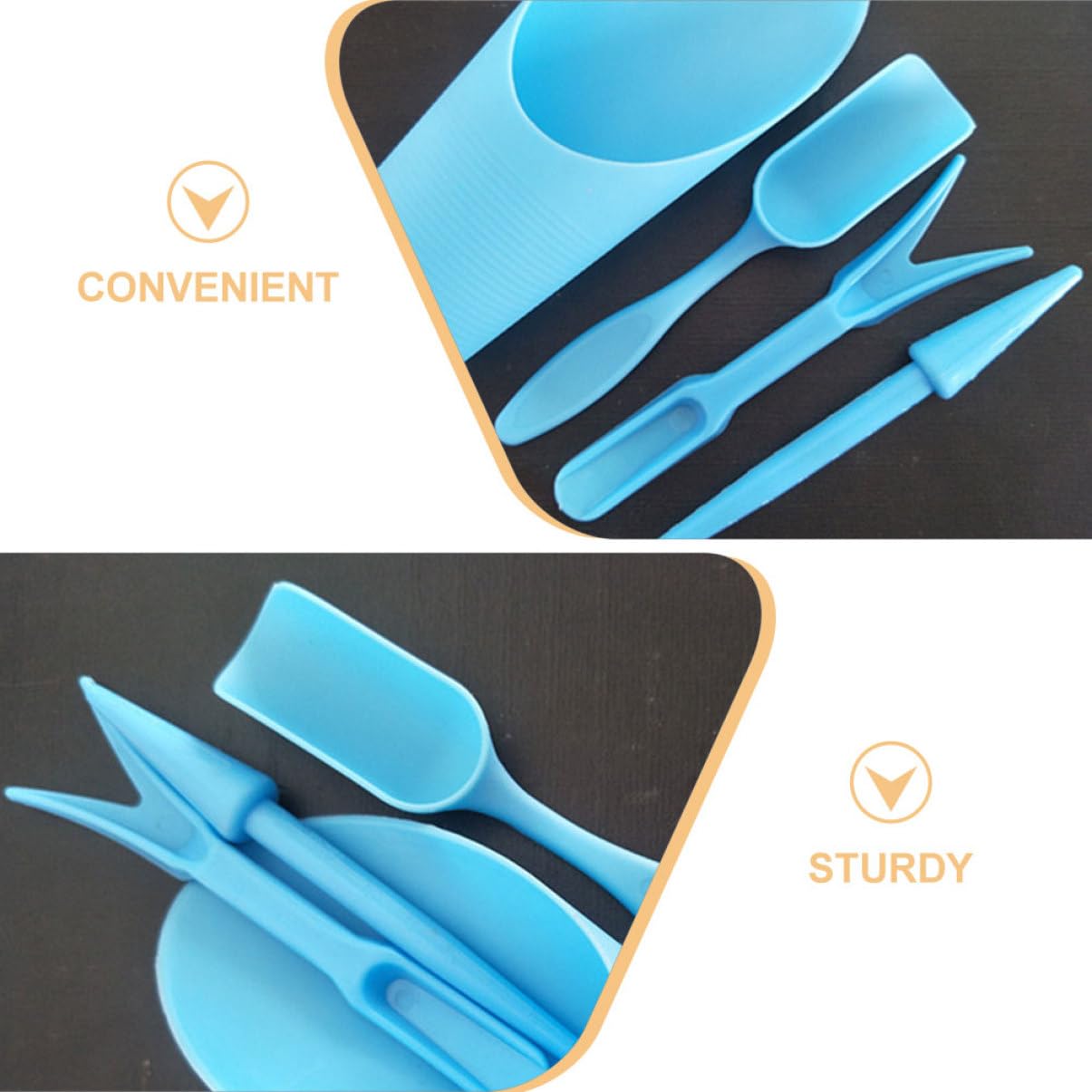 4pcs/set, Plastic Durable Buck - Gardening Tools Spade ulasan dan harga
