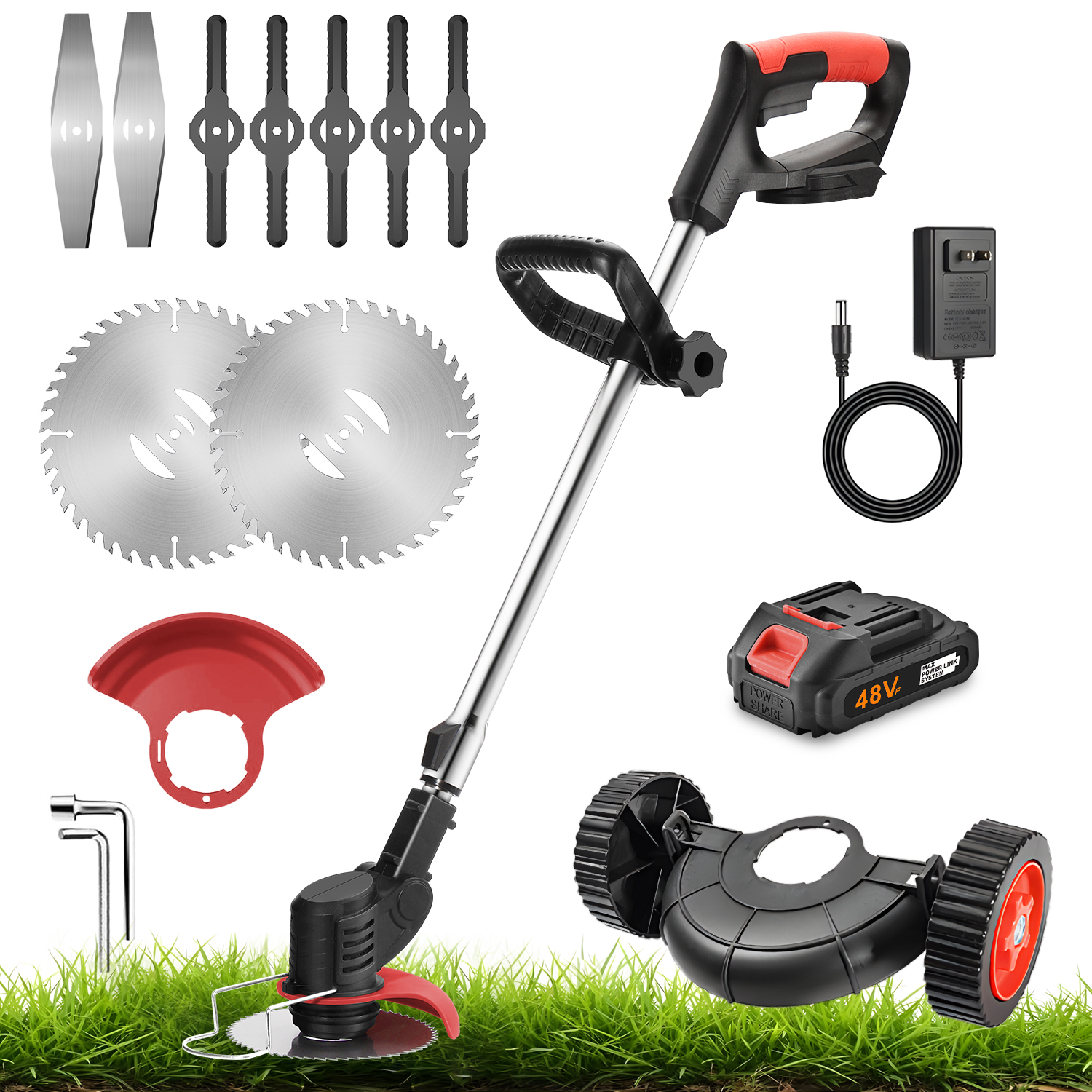 Lithium Electric Grass Trimmer - Gardening Tools Grass Cutter ulasan dan harga