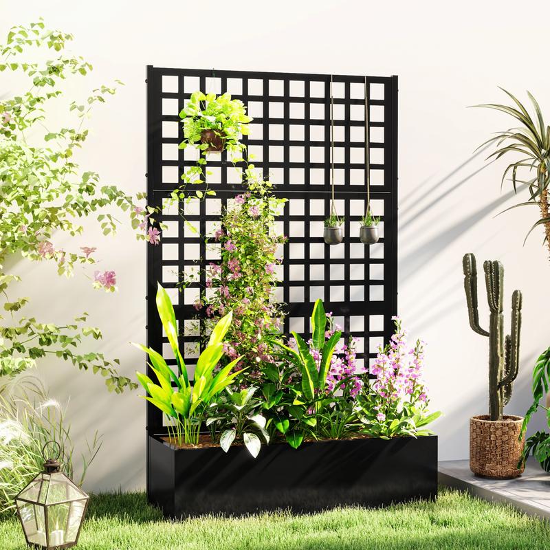 Outsunny Galvanized Raised Gar - Raised Bed Planter Box ulasan dan harga