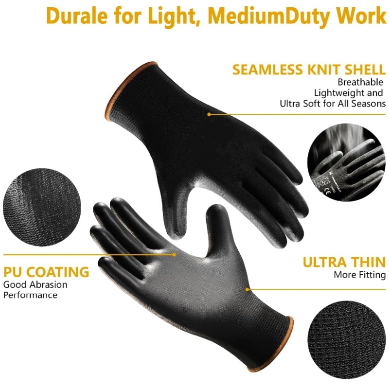 PU Coated Safety Work Gloves N - Gardening Tools Gloves ulasan dan harga