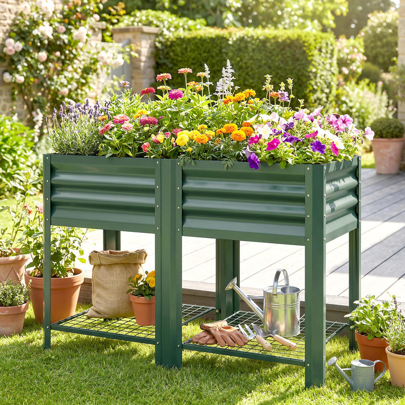 Outsunny Raised Garden Bed Gal - Raised Bed Planter Box ulasan dan harga