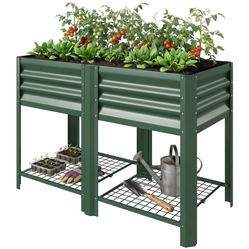 Outsunny Raised Garden Bed Gal - Raised Bed Planter Box ulasan dan harga