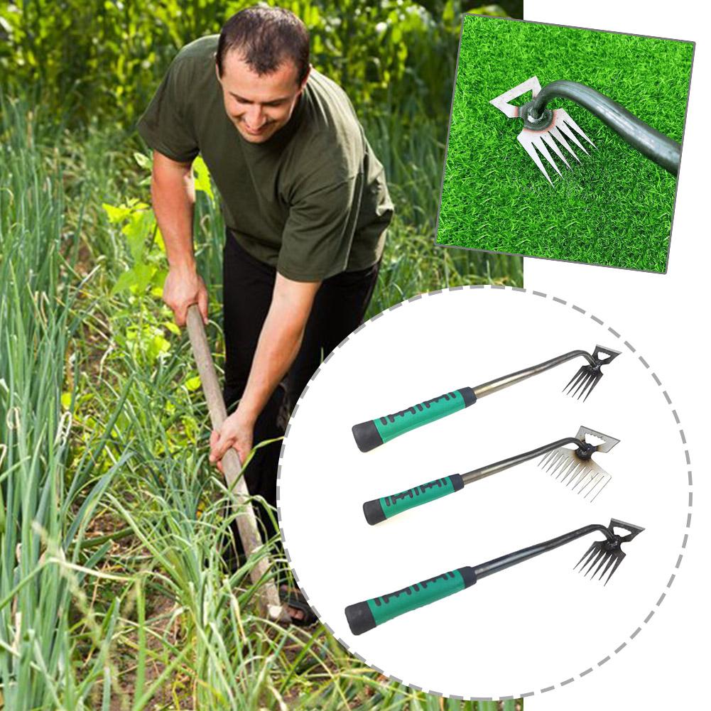 2 In 1 Garden Rake Manual Weed - Gardening Tools To Remove Grass ulasan dan harga