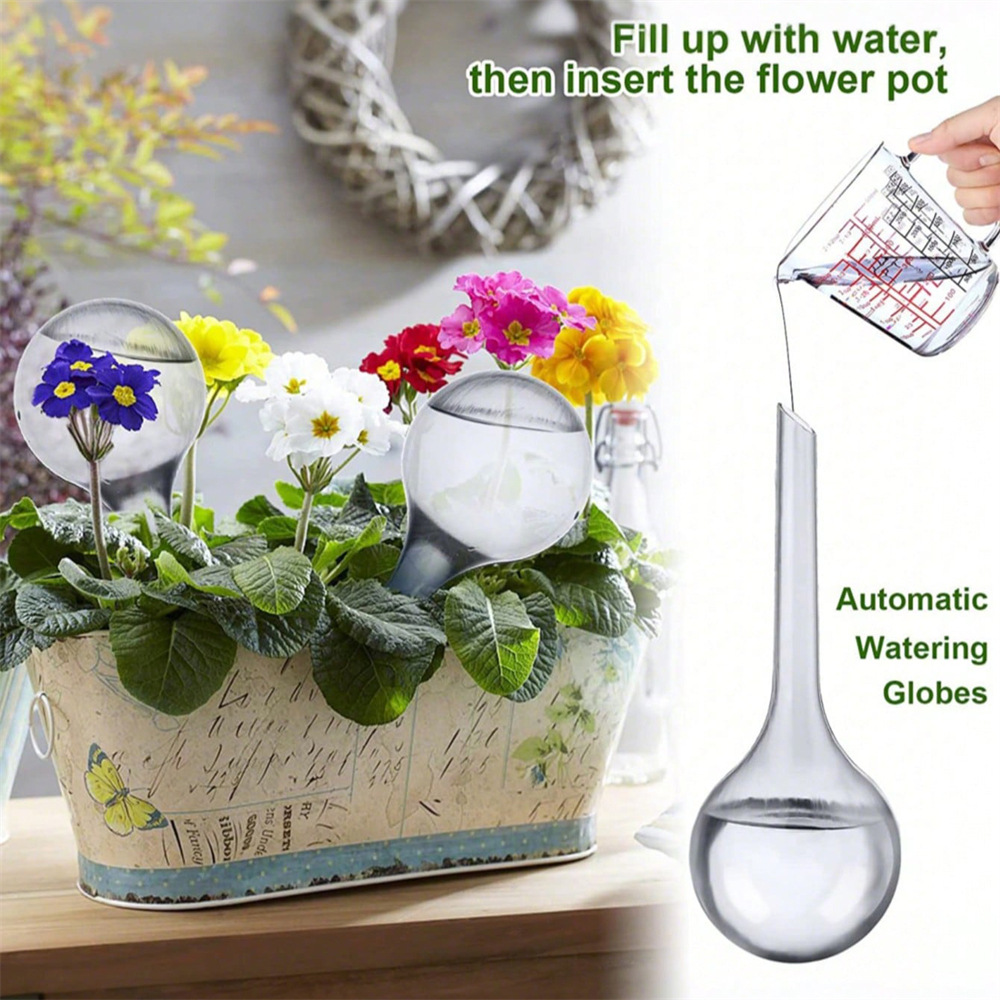 10PCS Watering Globe Clear Aut - Automatic Plant Waterer ulasan dan harga
