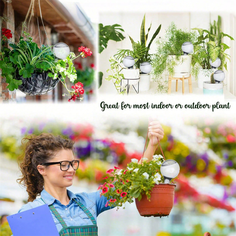 10PCS Watering Globe Clear Aut - Automatic Plant Waterer ulasan dan harga