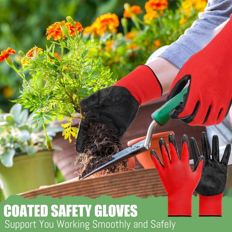 Safety & Work Gloves PU Coated - Gardening Tools Gloves ulasan dan harga