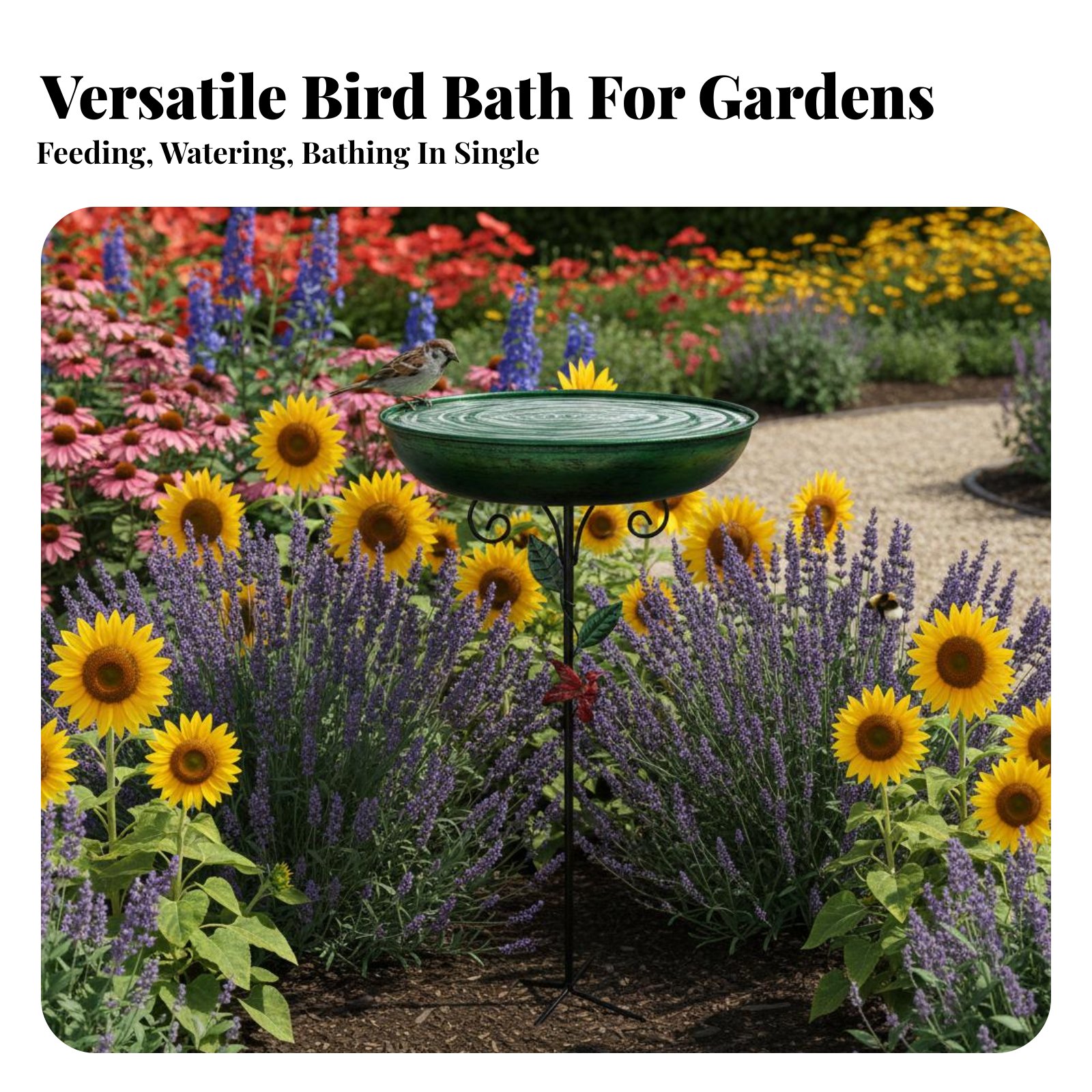 Wrought Avian Basin Bath Vinta - Gardening Tools Vintage ulasan dan harga