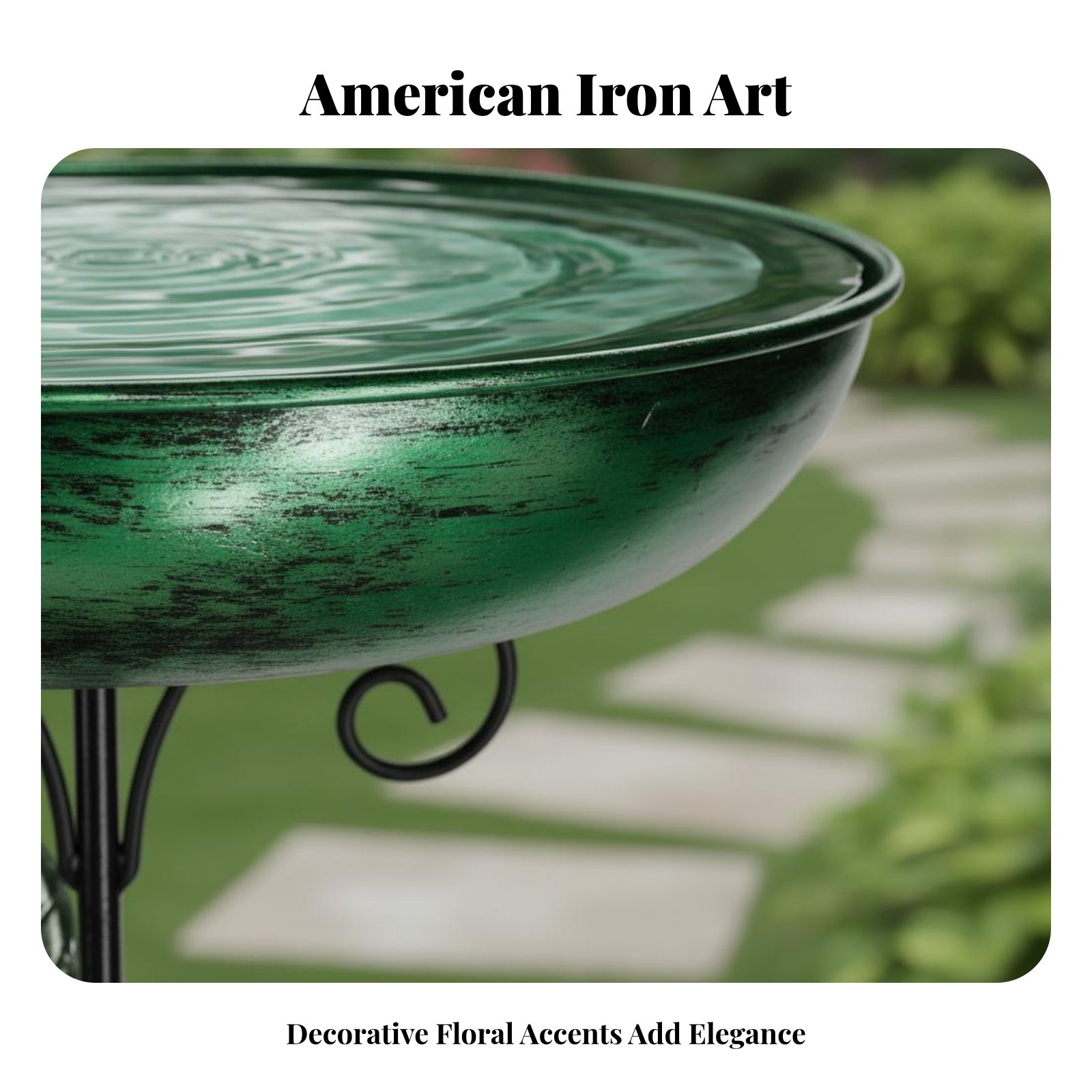 Wrought Avian Basin Bath Vinta - Gardening Tools Vintage ulasan dan harga