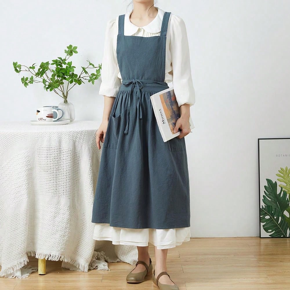 Brief Nordic Wind Pleated Skir - Gardening Tools Vintage ulasan dan harga