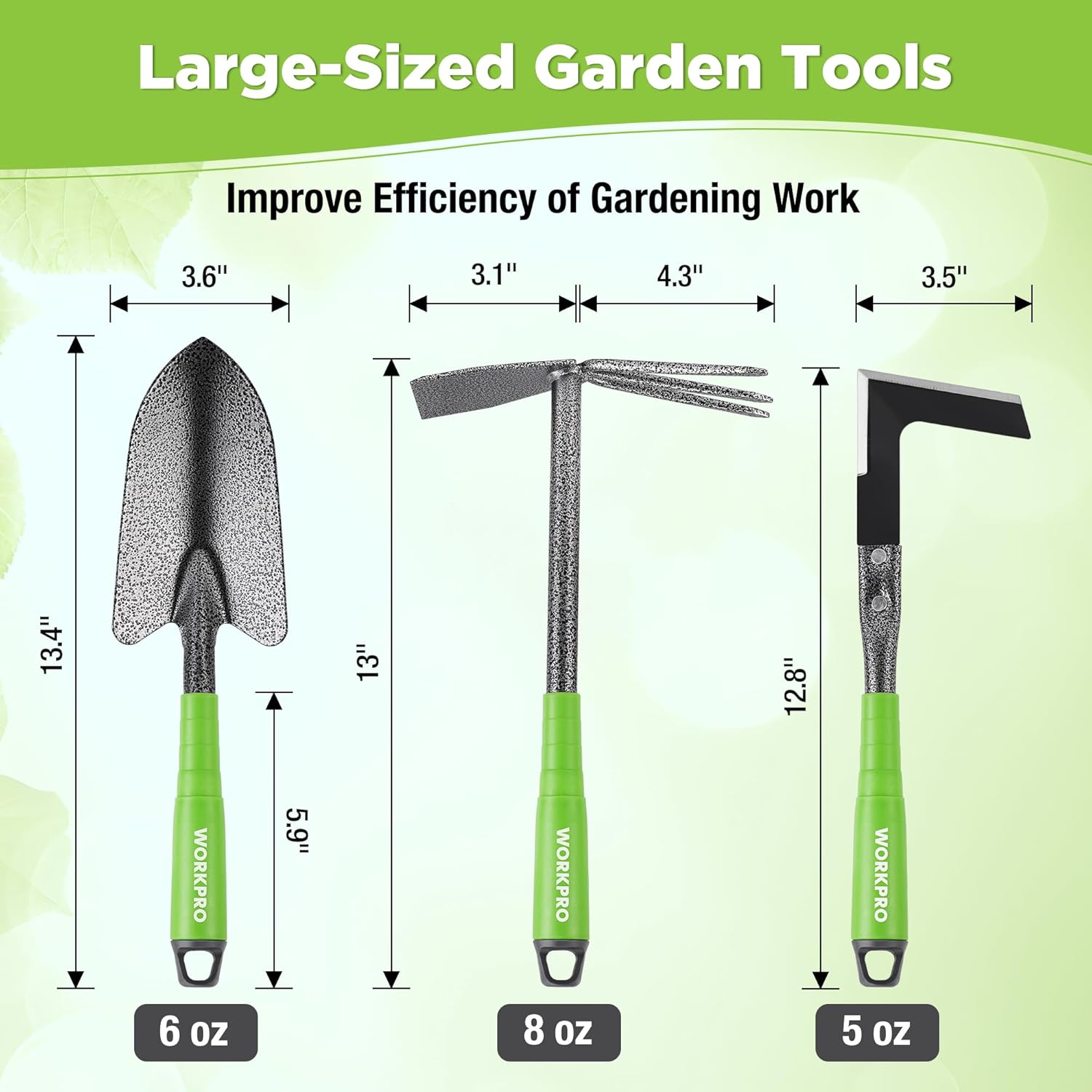 6-Piece Heavy Duty Garden Tool - Gardening Tools Set Gift ulasan dan harga