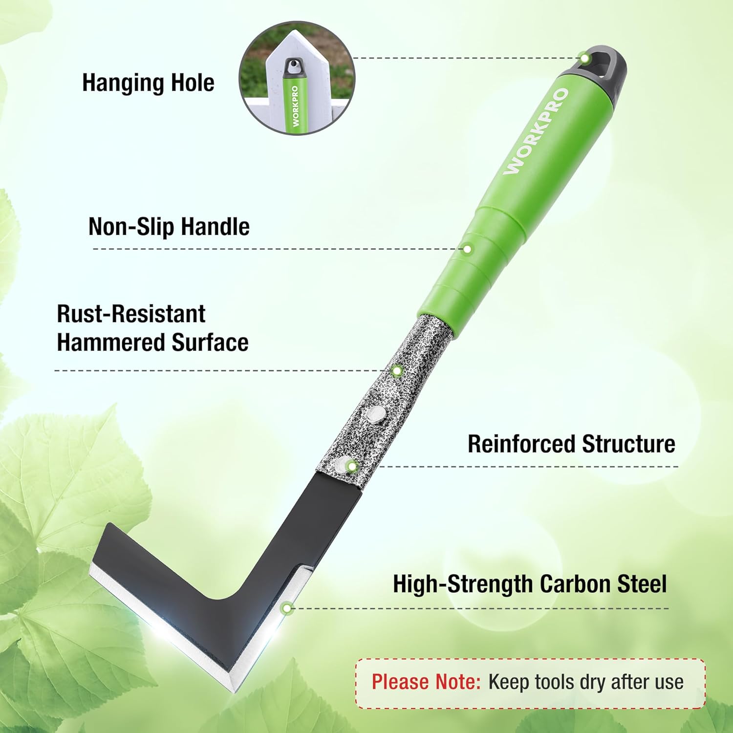 6-Piece Heavy Duty Garden Tool - Gardening Tools Set Gift ulasan dan harga