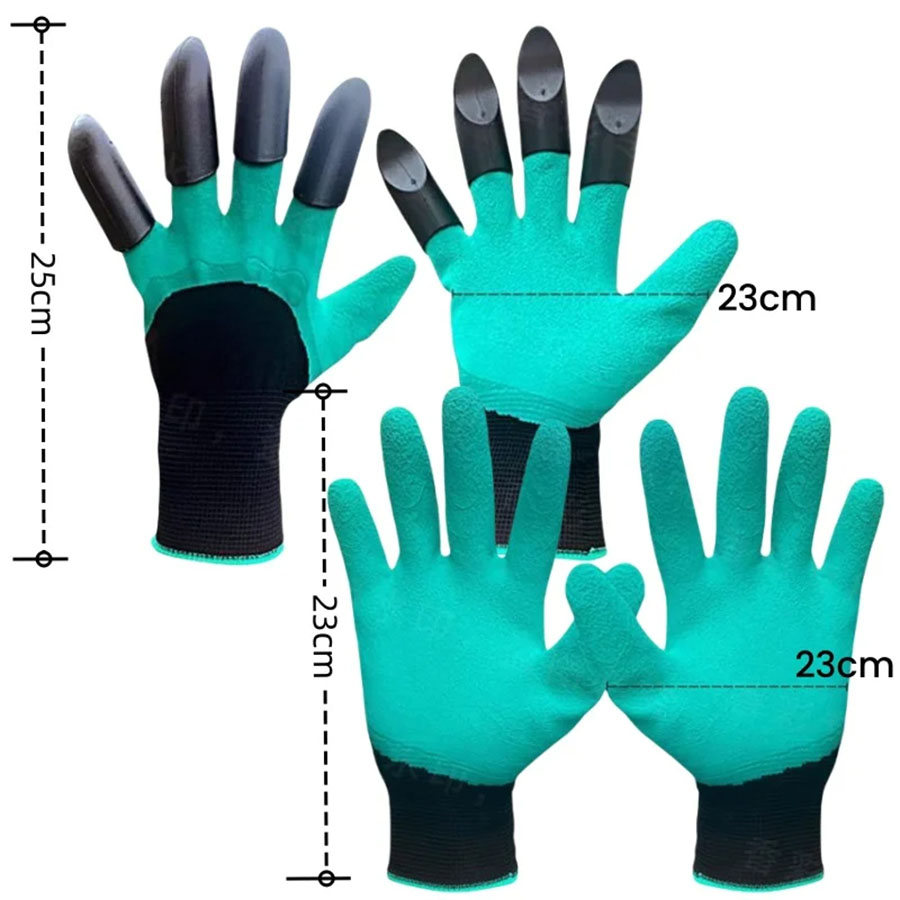1Pair Gardening Gloves with Cl - Gardening Tools Gloves ulasan dan harga
