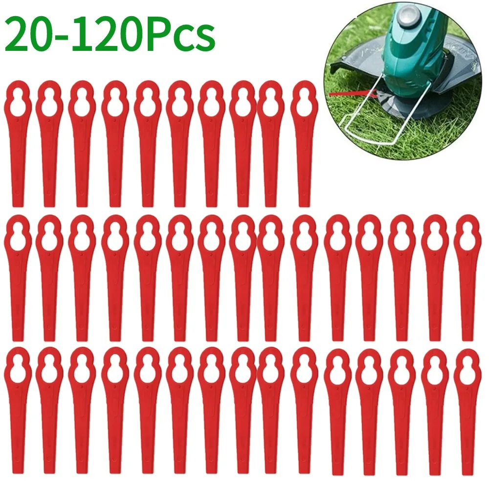 20/60/100/120Pcs Strimmer Blad - Gardening Tools Grass Cutter ulasan dan harga