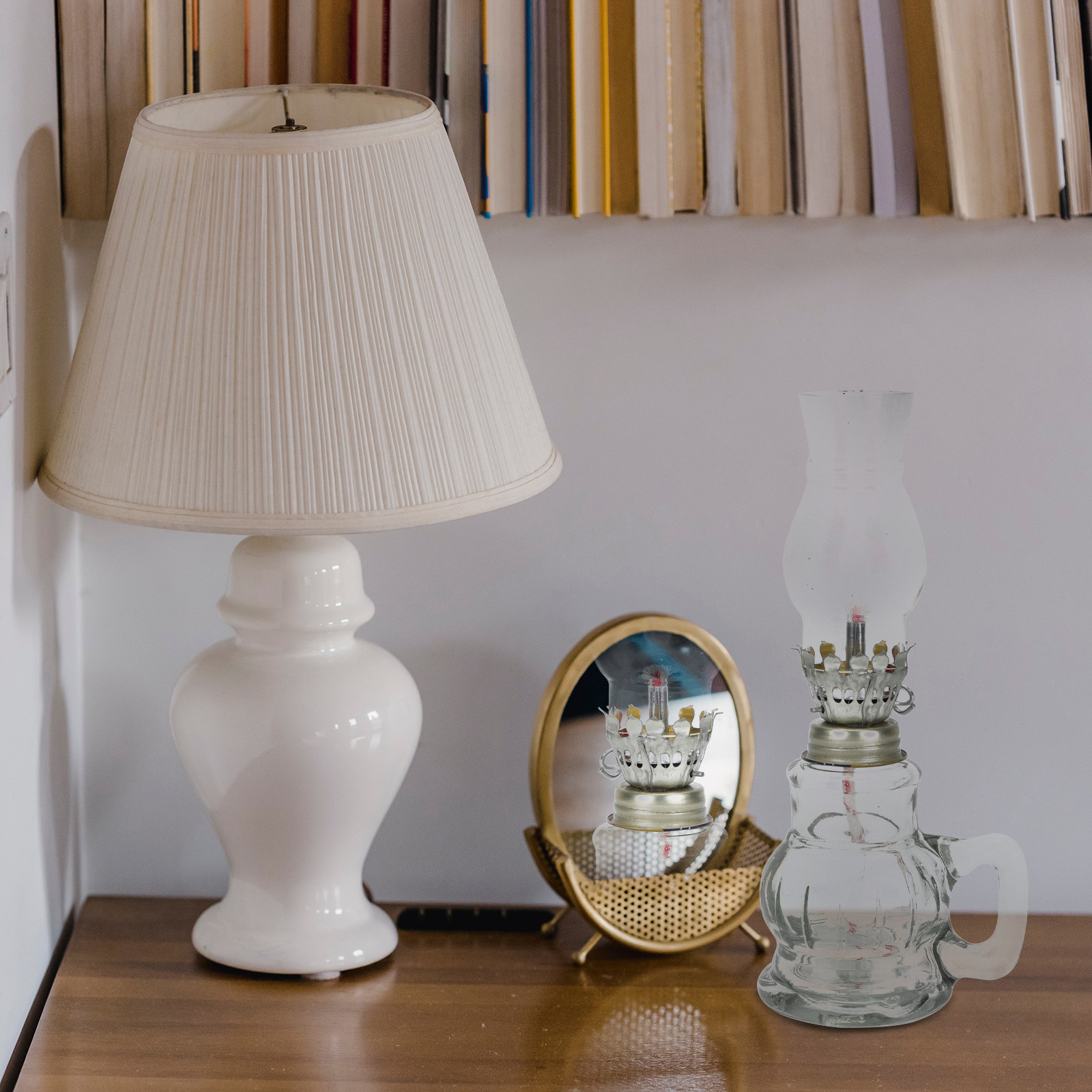 Vintage Glass Lamp Style Retro - Gardening Tools Vintage ulasan dan harga