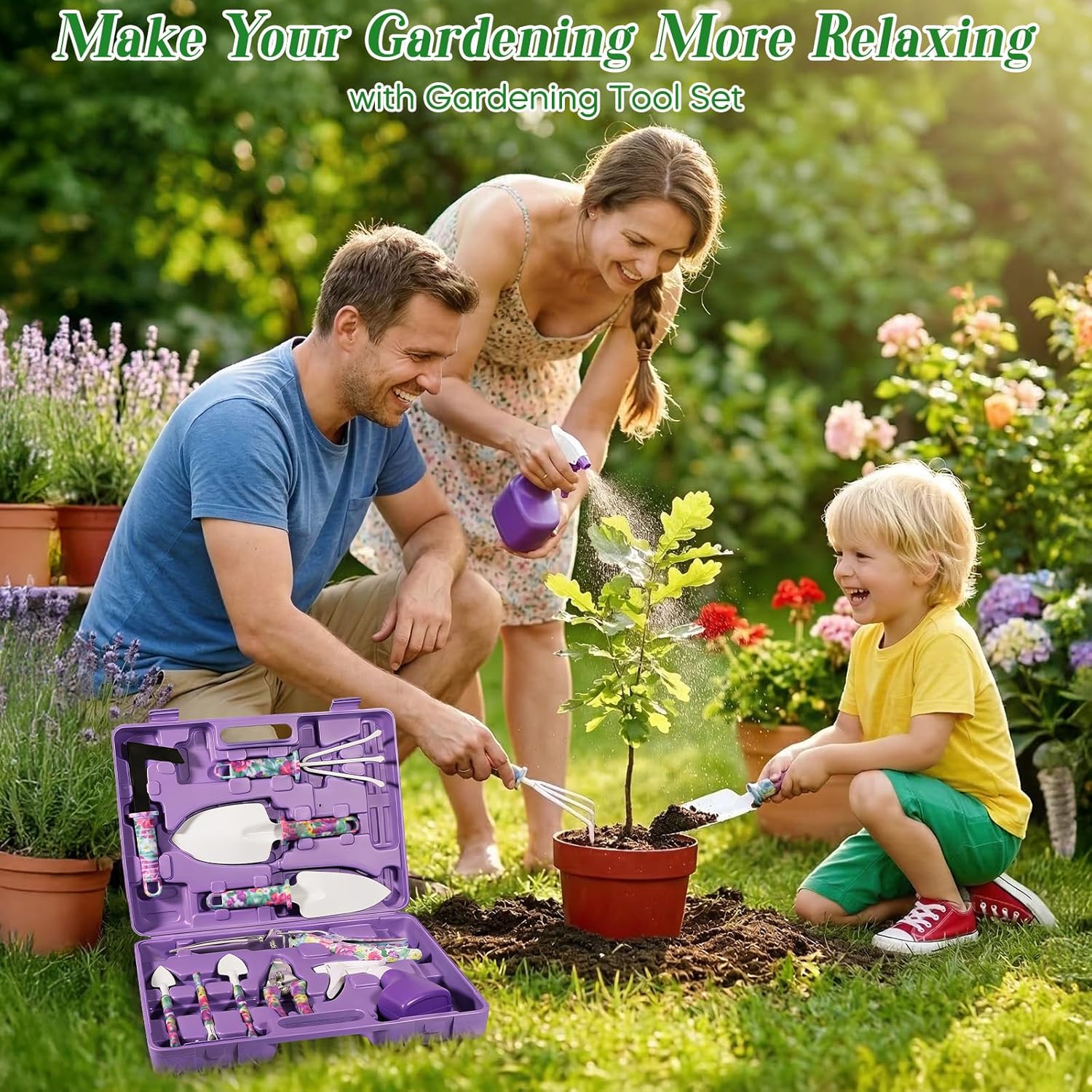 10 Pcs Gardening Tools Set for - Gardening Tools Set Gift ulasan dan harga