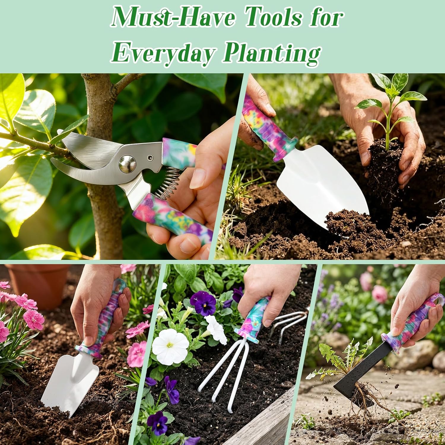 10 Pcs Gardening Tools Set for - Gardening Tools Set Gift ulasan dan harga