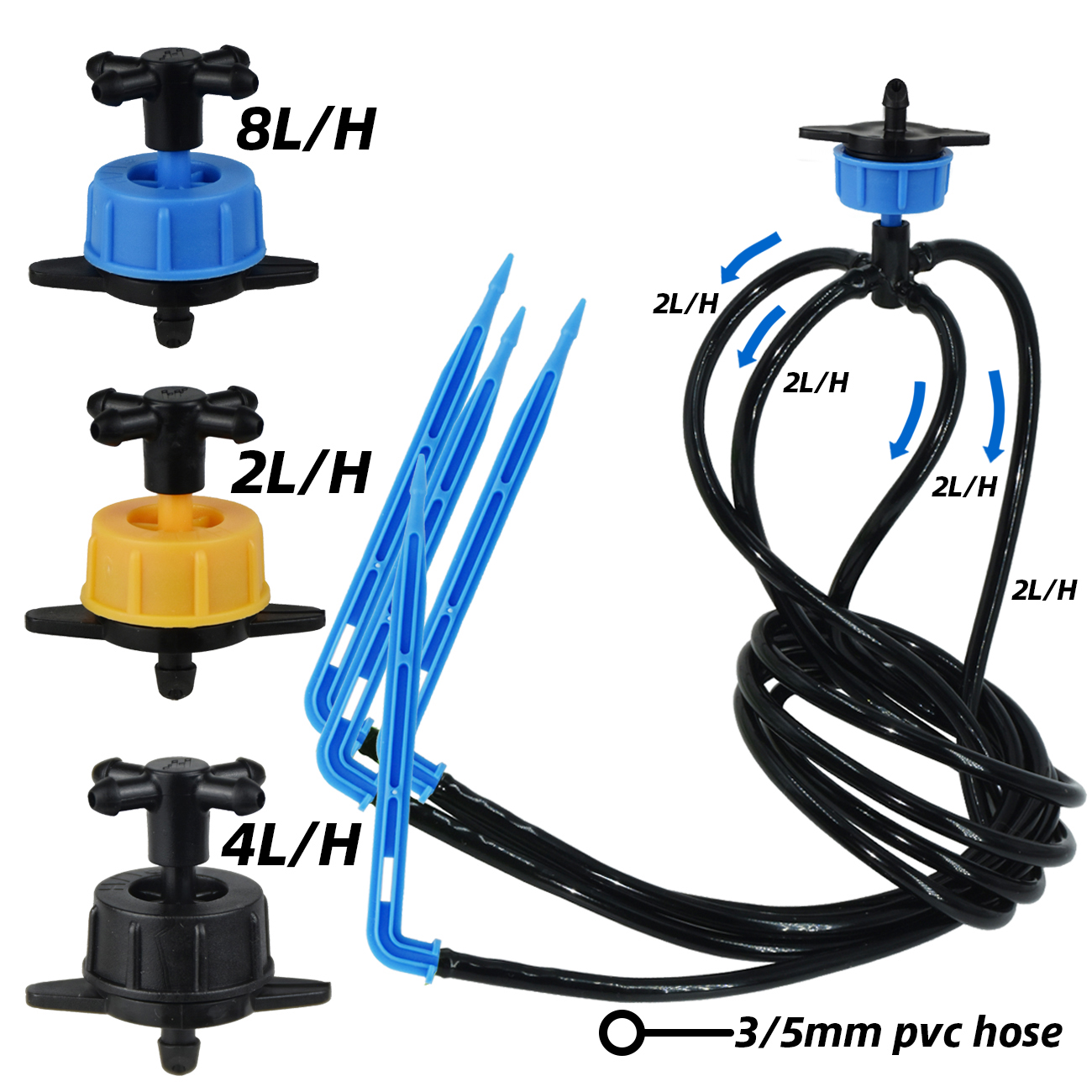 KESLA Drip Irrigation Kit 10-1 - Root Watering Spike ulasan dan harga