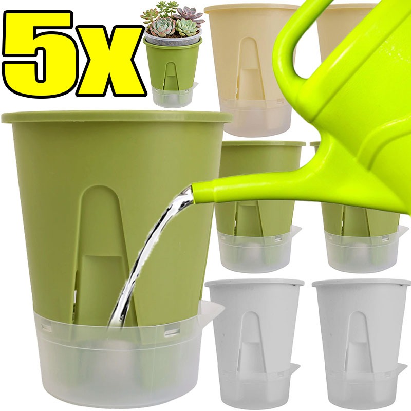 Self Watering Planter Pot Tray - Root Watering Spike ulasan dan harga