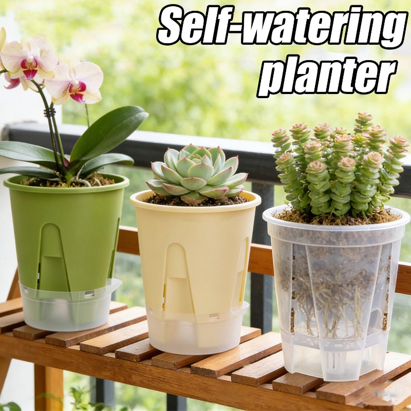 Self Watering Planter Pot Tray - Root Watering Spike ulasan dan harga