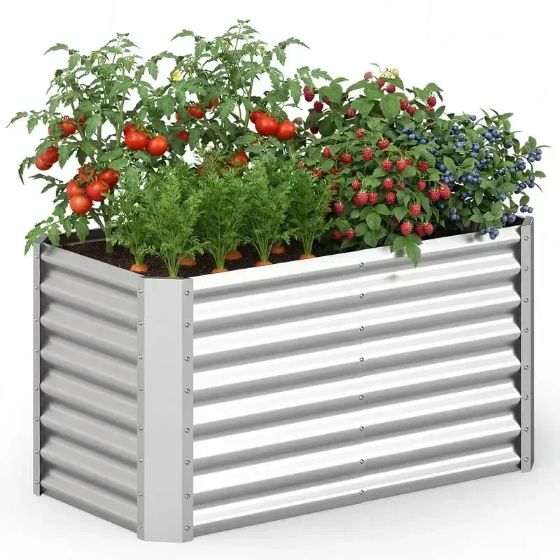 4 x 2 x 2 FT Galvanized Raised - Raised Bed Planter Box ulasan dan harga