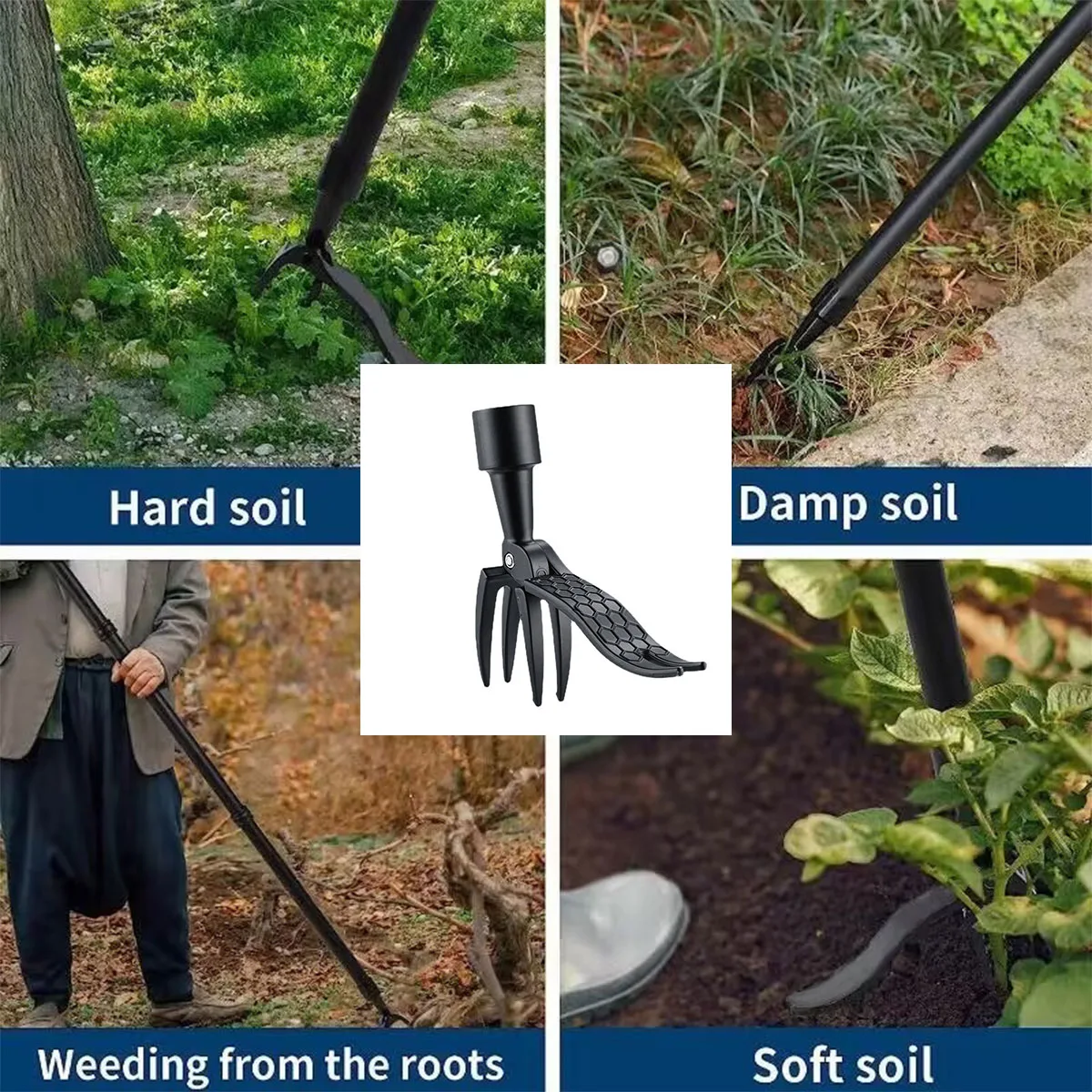 Stand Up Weed Puller Claw Tool - Gardening Tools To Remove Grass ulasan dan harga