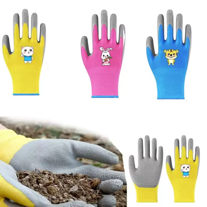 Kids Durable Waterproof Garden - Gardening Tools Gloves ulasan dan harga