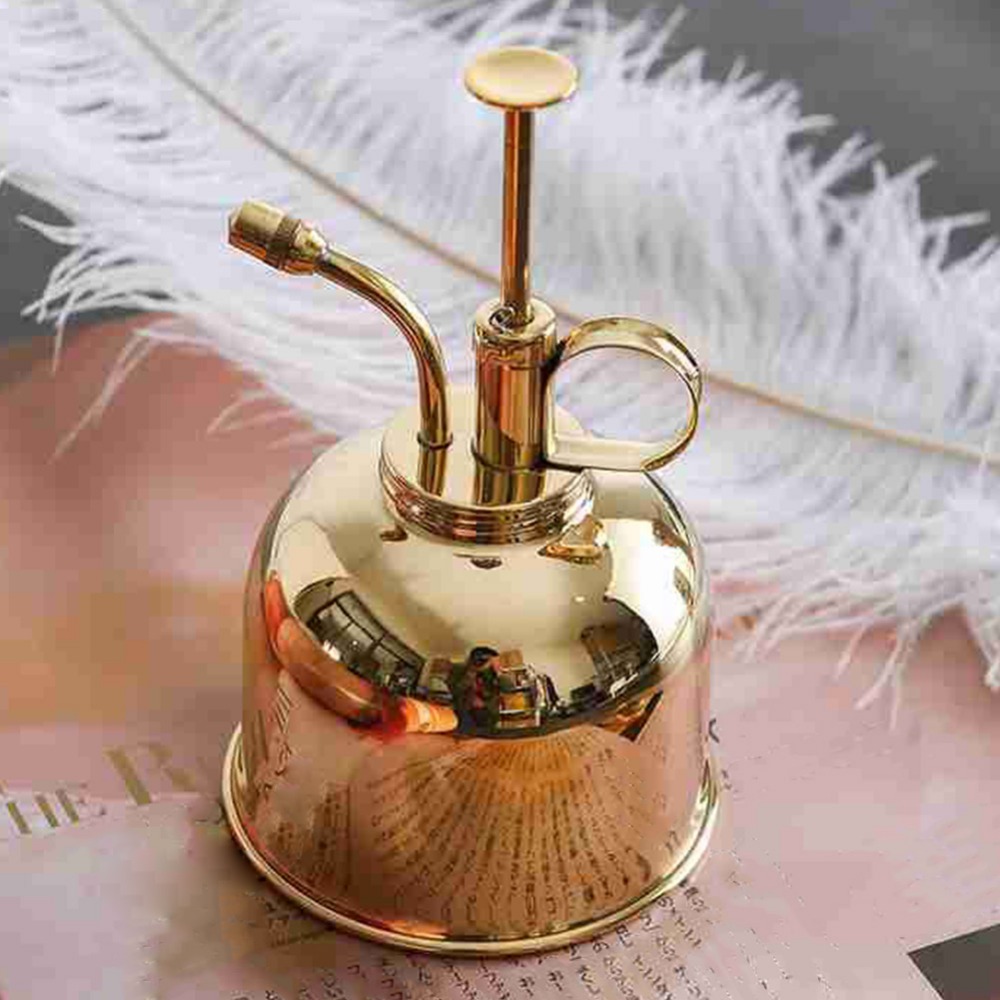 Brass Watering Can Spray Bottl - Gardening Tools Vintage ulasan dan harga