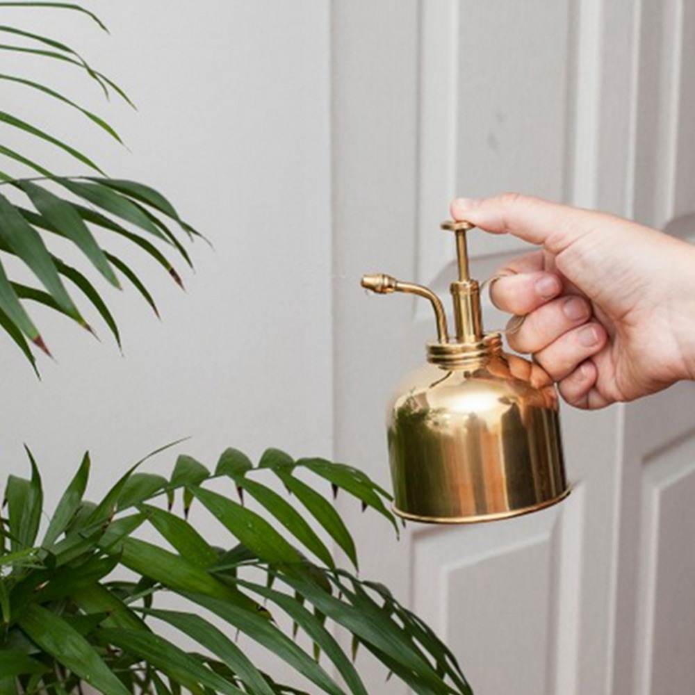 Brass Watering Can Spray Bottl - Gardening Tools Vintage ulasan dan harga