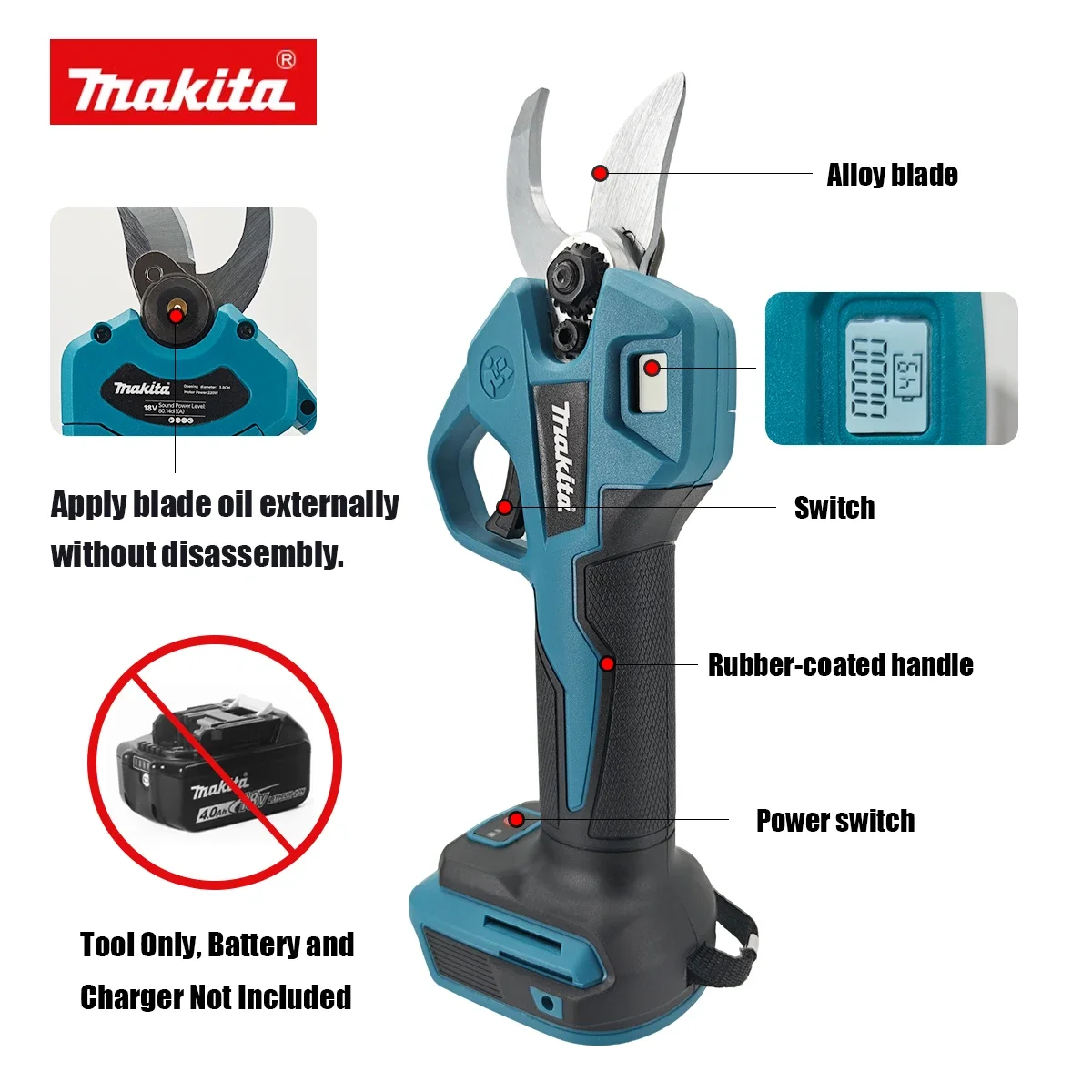 Makita Brushless Electric Prun - Gardening Tools Spade ulasan dan harga