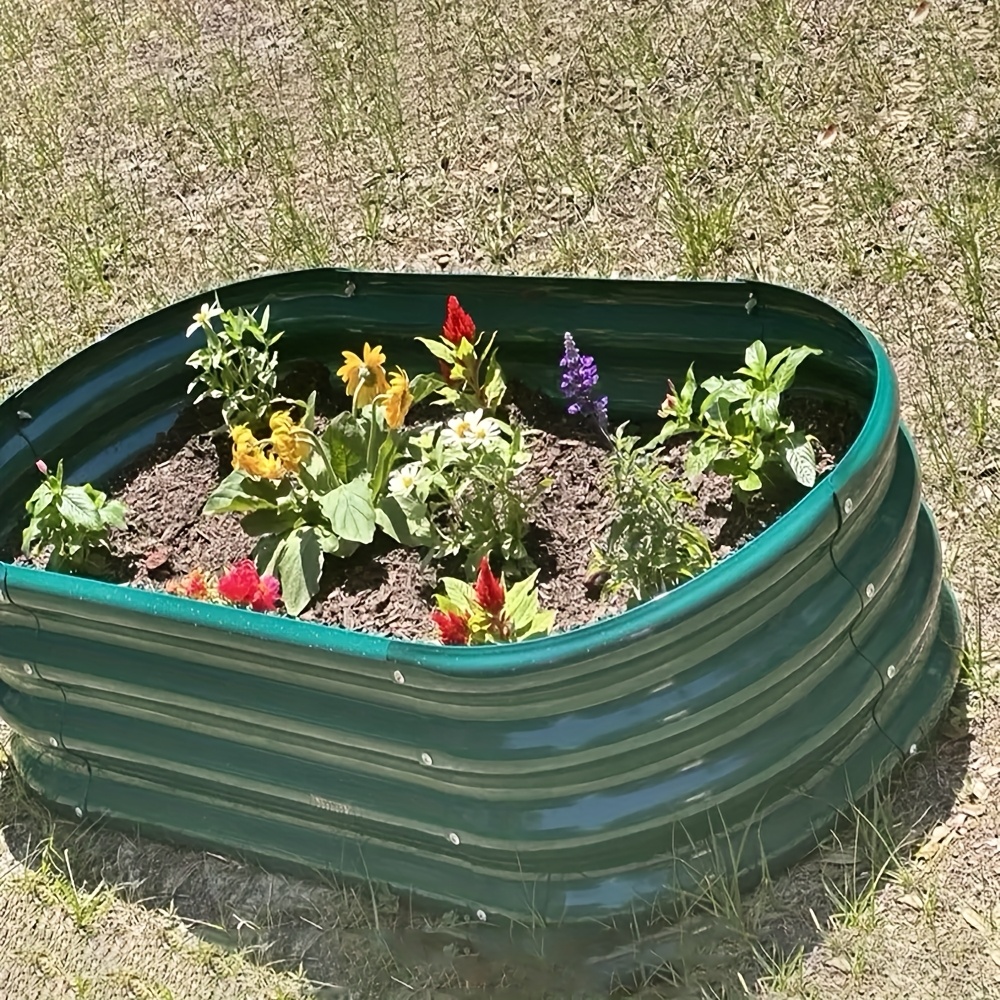 4x2x1FT Galvanized Raised Gard - Raised Bed Planter Box ulasan dan harga