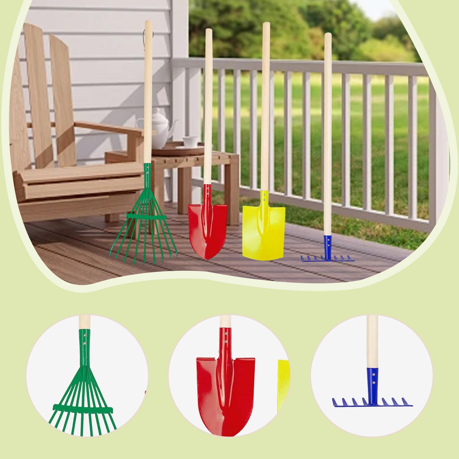 4Pcs Kids Garden Tool Set Meta - Gardening Tools Set Gift ulasan dan harga