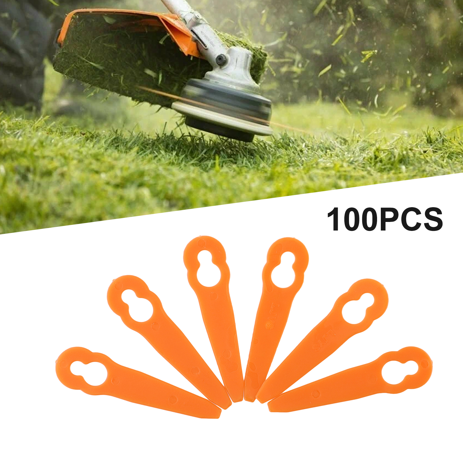 100PCS Plastic Replacement Bla - Gardening Tools Grass Cutter ulasan dan harga
