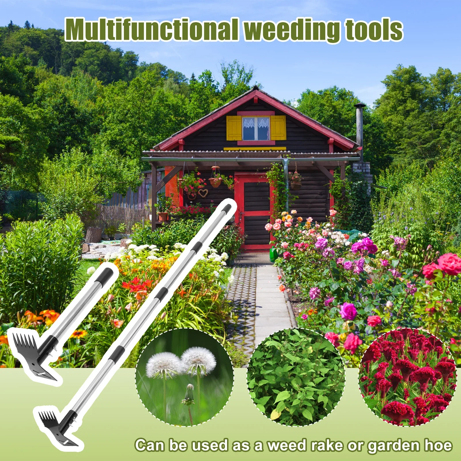 2-in-1 Extended Weed Puller To - Gardening Tools To Remove Grass ulasan dan harga